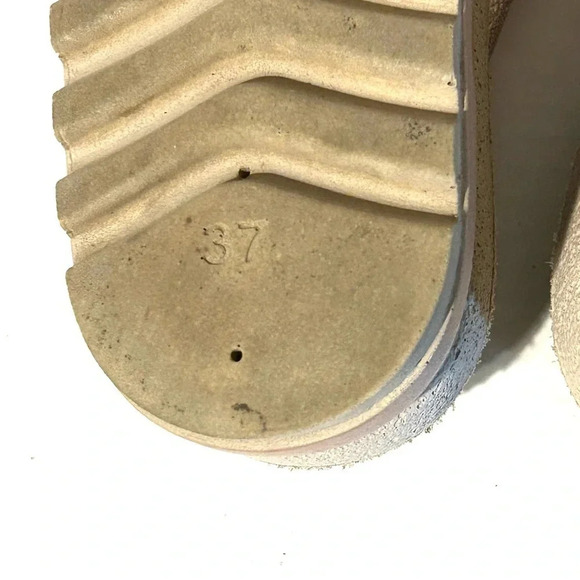 Reef Fantasy Sandals Melanie Flatforms Rose Two Strap Slide Size 37 US 6.5 - Picture 8 of 12